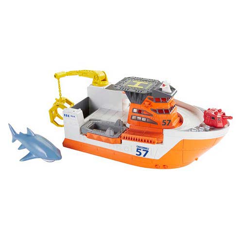 Matchbox Car-Go Shark Ship Playset